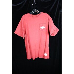 Retro Brands Red Arkansas Razorback S/S Shirt Size Large